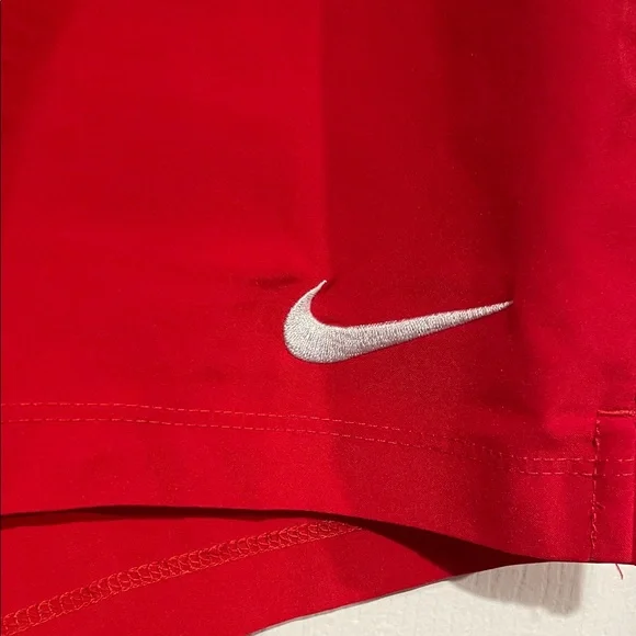 Nike Women's Red Athletic Shorts - Picture 2 of 7